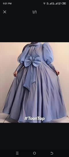 Stylish Gown Maxii with big bow