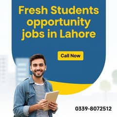 fresh students jobs in lahore male and female