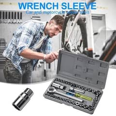 40 Pcs Socket Wrench Vehicle Tool Kit free delivery cash on delivery