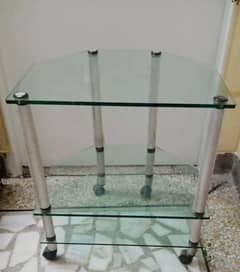 TV Trolley - Adjustable Glass