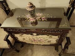 Hand-Paintef Wooden Console Rs. 25,000