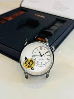TOMI Face Gear Men's Watch – Stylish Gift Box | Extra Strap Included