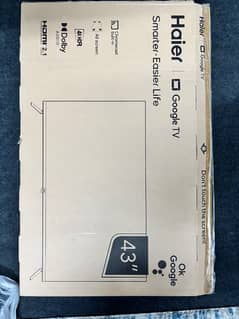 Haier 43" 4K UHD Google TV in Warranty