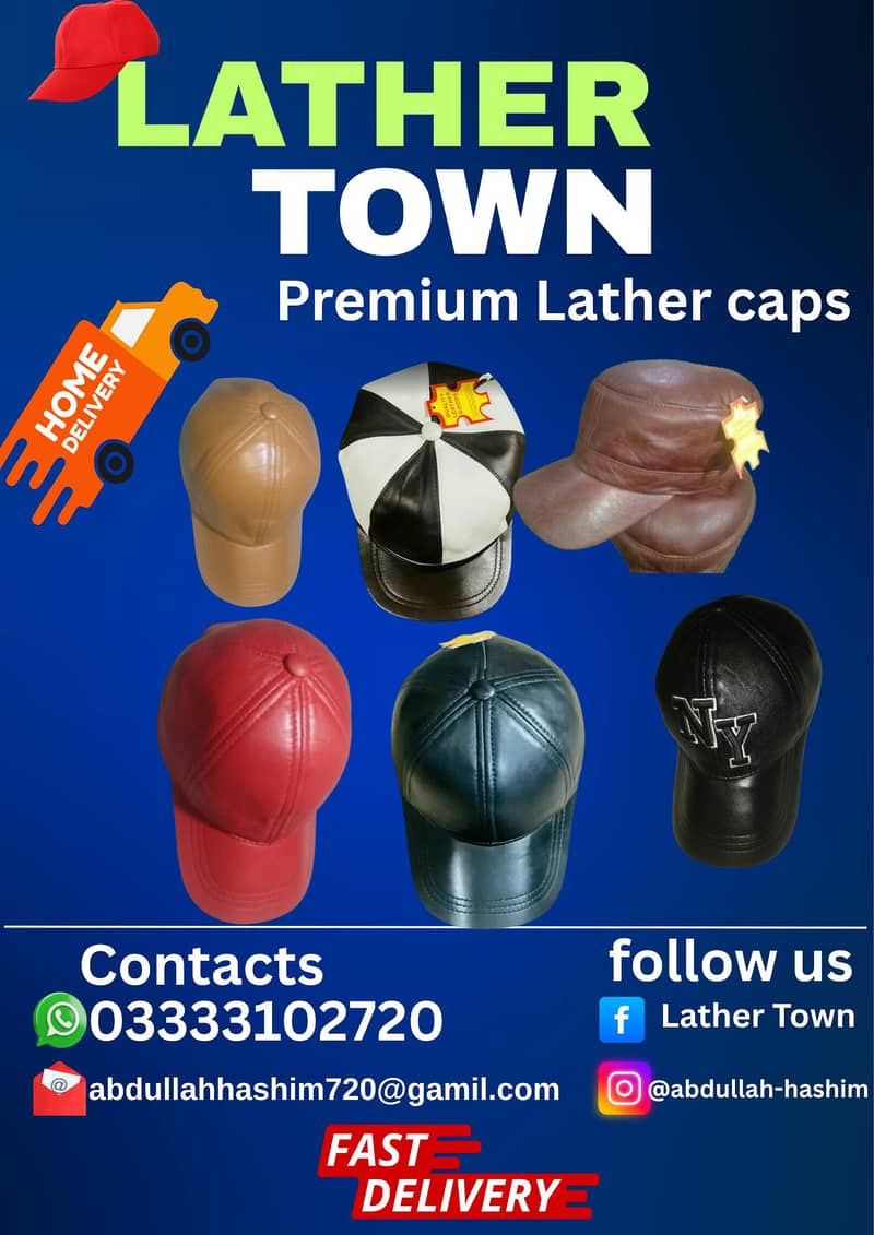 Leather Baseball caps 0