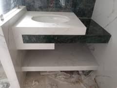 marble and granite vanity