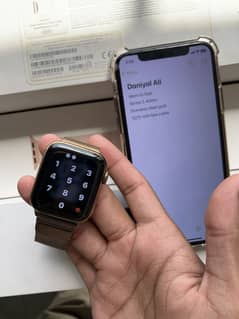 Apple watch series 5 stainless steel gold
