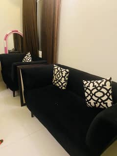 7 seater molty foam sofa set velvet cover