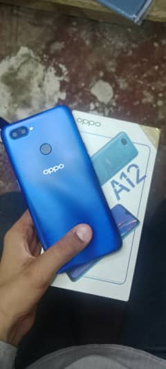 Oppo A12 good condition pta approved 4/64 with box in a low price