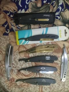 Razor for hair dressers