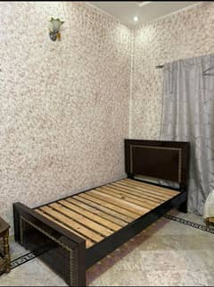 wooden single bed new