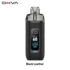 OXVA VPrime Pod Kit in Black Leather. 60wat