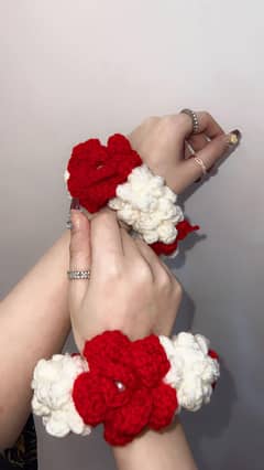 Pair of Crochet Gajray For Girls