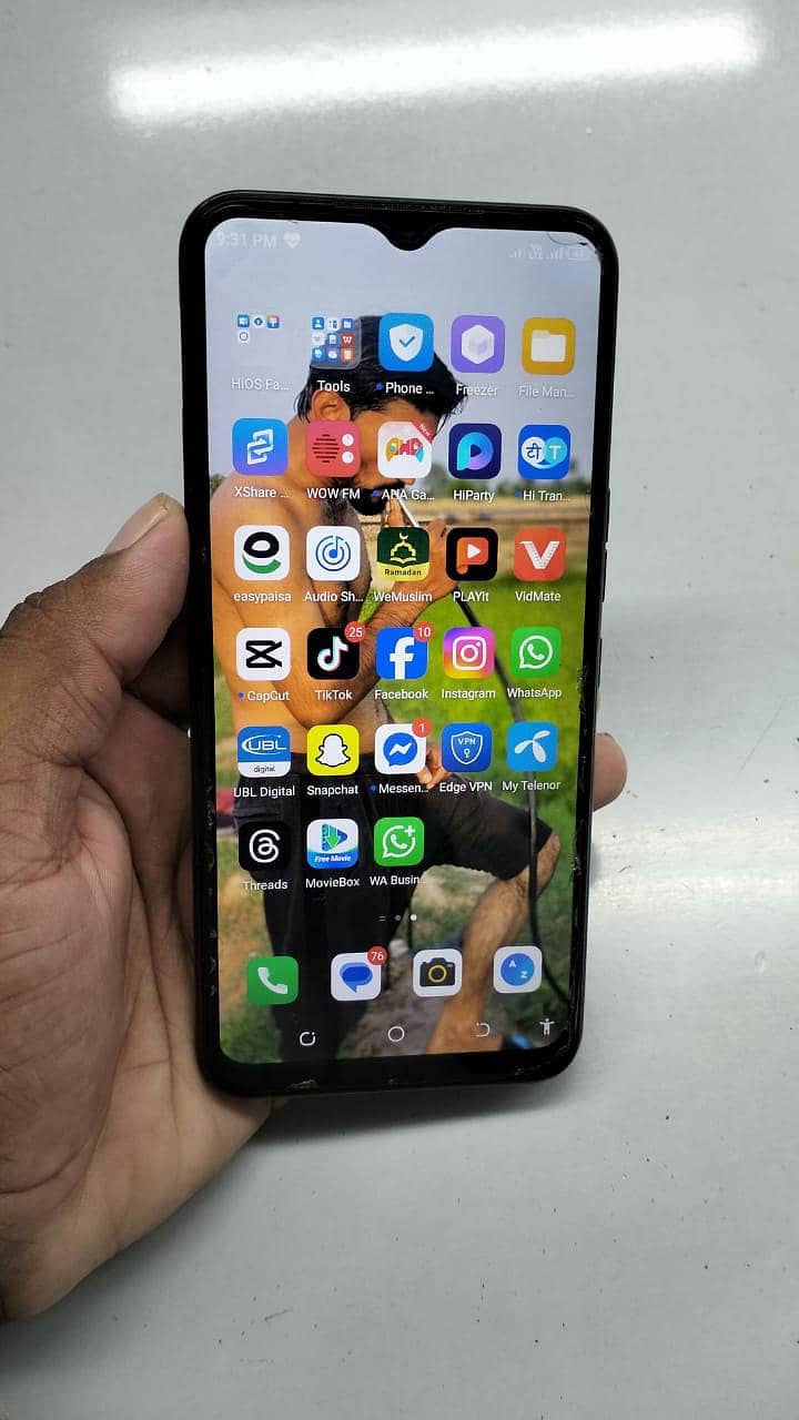 tecno  spark  7t full box no open no reper 5