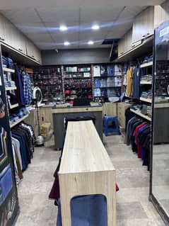 salesman for garment shop