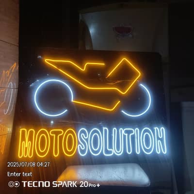 custom neon sighn boards whole sale rates