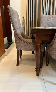 Dining Table with Eight chairs