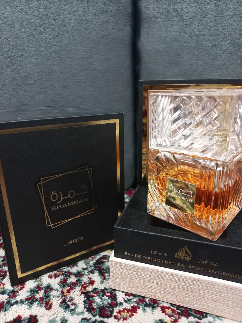 lattafa khamra 100ml orignal half used in good condition 0