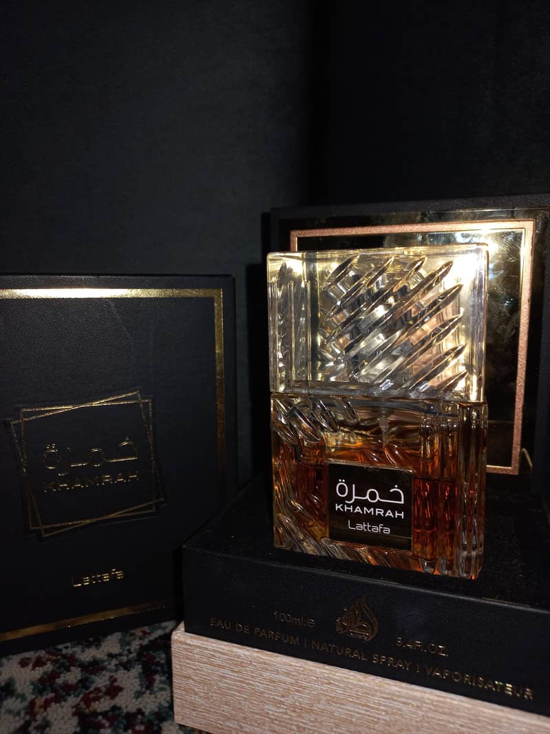 lattafa khamra 100ml orignal half used in good condition 3