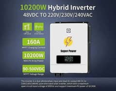 Galaxy Pluto PV11000 10.2kw Hybrid Solar Inverter Dual MPPT for PV