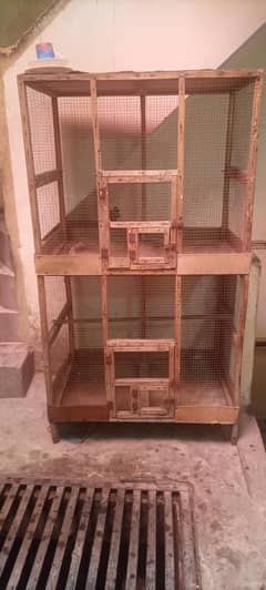 good condition ha dual portion cage ha