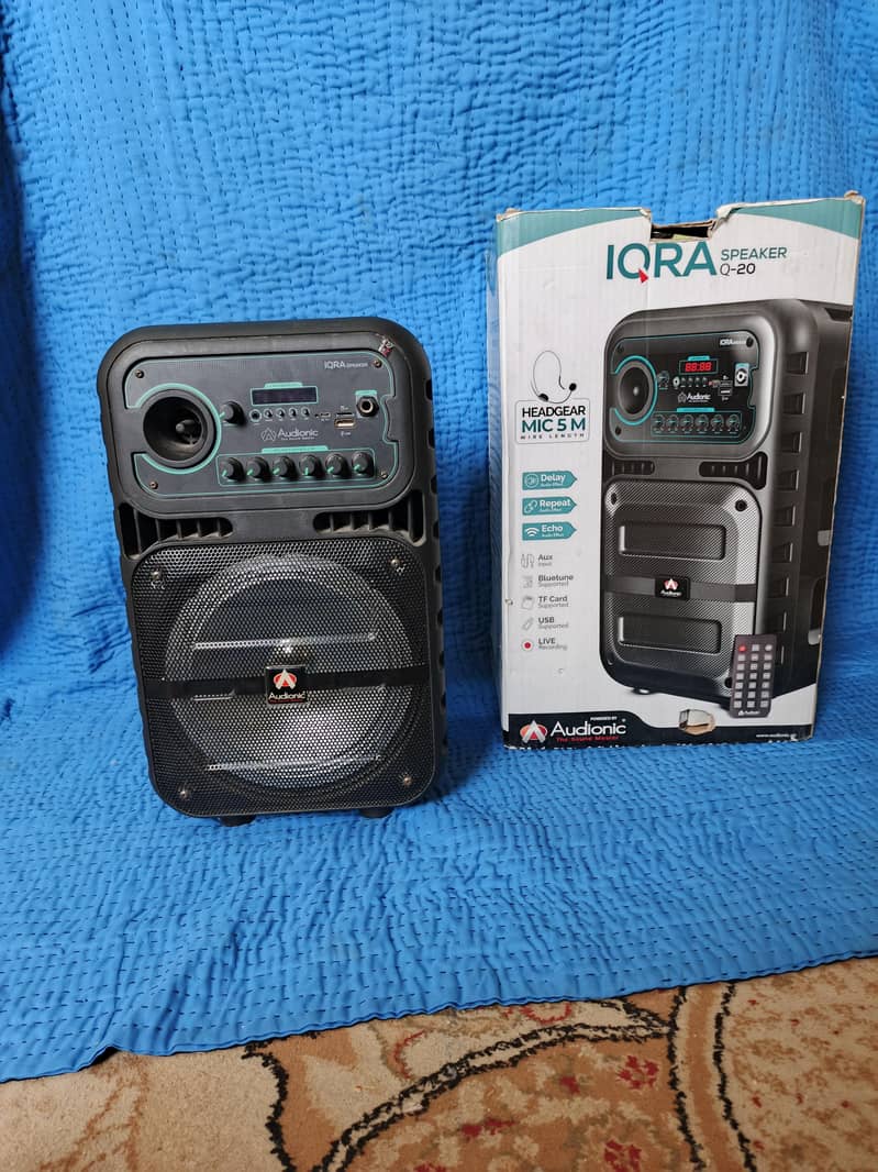 Audionic speaker good condition exchange possible with mobile 8