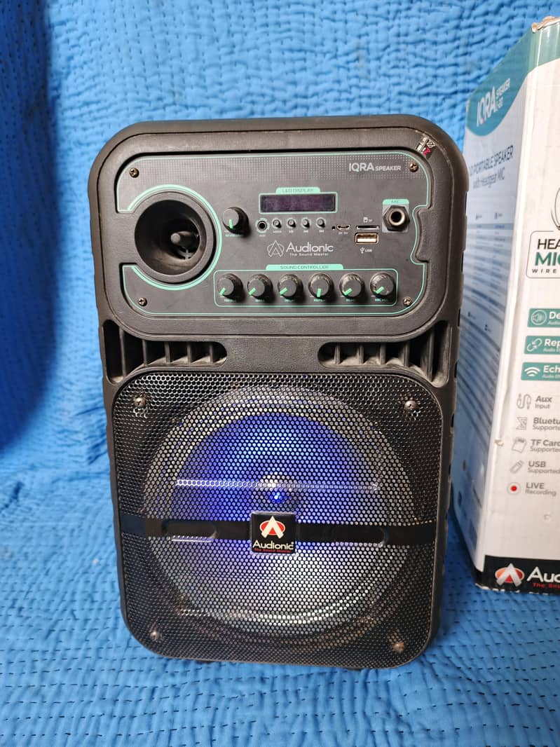 Audionic speaker good condition exchange possible with mobile 9