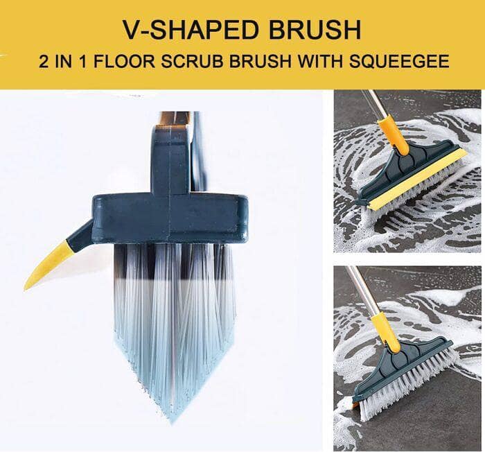 2 In 1 Multi-Functional Rotating Floor scrub brush 6