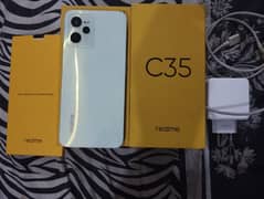 Realme C35, All Acessories with VOOC charger & IMEI Matched Box, Oppo,