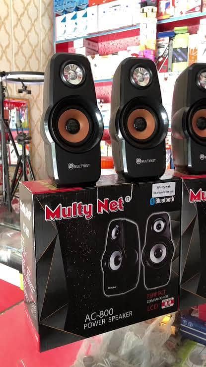 Multy Net Ac 800 Bluetooth Sonds System Speaker Box Packed 0
