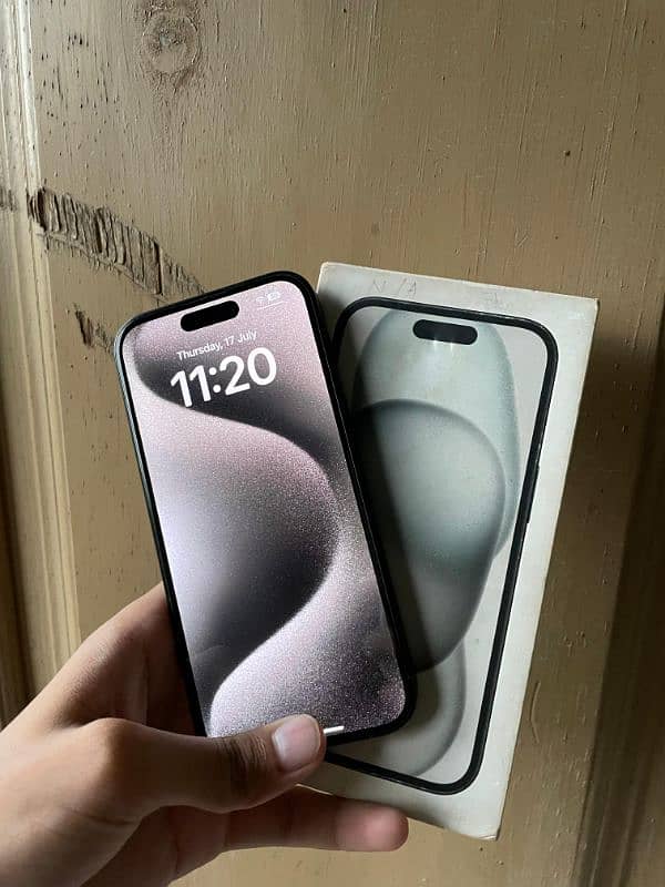 iPhone 15 with box (exchange possible) 0