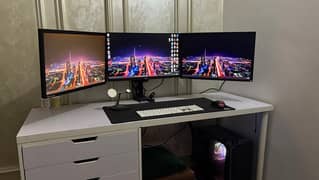  Triple Monitor Gaming & Workstation Setup | 48GB RAM 