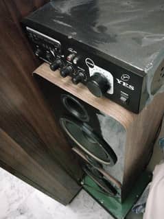 2 buffer speakers with amplifier
