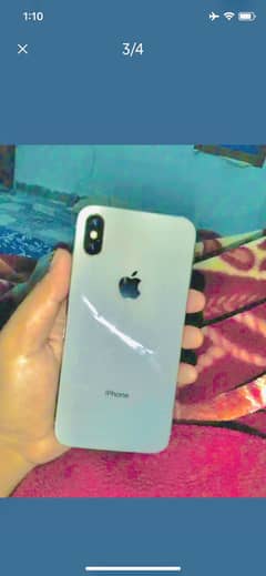 iphone x 64gb front camra chl rhi h back ki rebion tut gayi h 1500tk