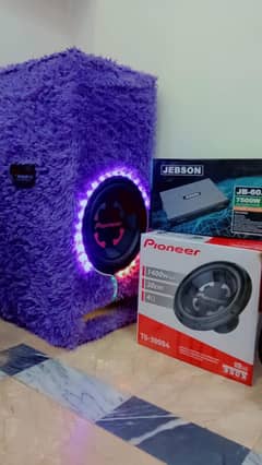 Pioneer Subwoofer And Jebson Amplifier