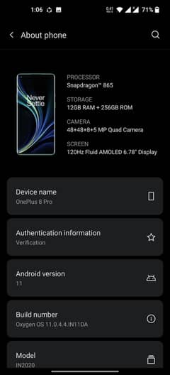 OnePlus 8 pro damaged screen for sale