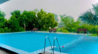 Swimming Pool Fresh Water Party Function 08 Kanal Farm House  Daily Basis  Book Fully Furnished This Luxury