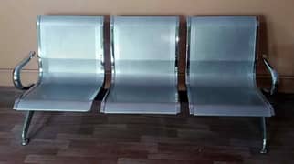 3 Seater Steel Bench New