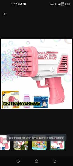 36 hole bubble machine  gun for kids