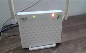 Ptcl modem wifi router with charger.   /tenda/tplink/router/device