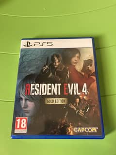 Resident evil 4 remake PS5 disk (one time used)