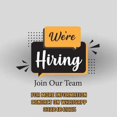 urgently staff hiring for office management and online marketing