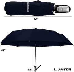 Compact Auto Close/Open Umbrella- stainless steel design