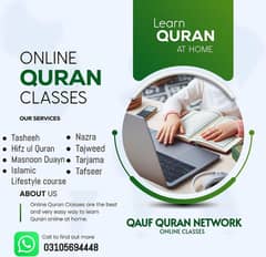 Qauf Quran Network Online Classes for All , Kids, Females and Males