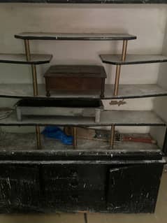 Urgent Table chairs and Cabinet for sale