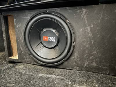JBL subwoofer With 4 Channel Amplifier