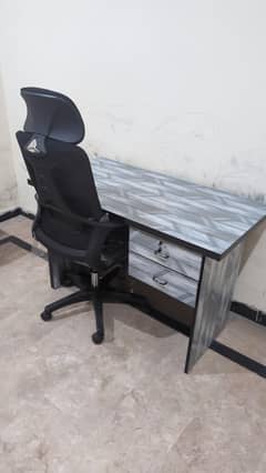 Office Chair and Table