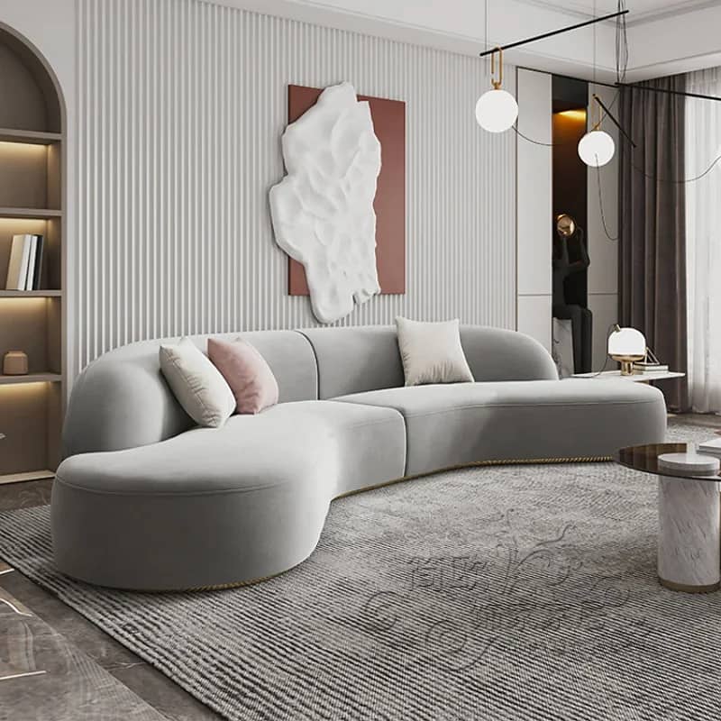 Sofa Set - L Shape Sofa Set - Round Sofa - Luxury Sofa - New Sofa 6