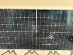 100% working solar panel slightly damaged but working
