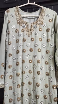 Kundan work dress