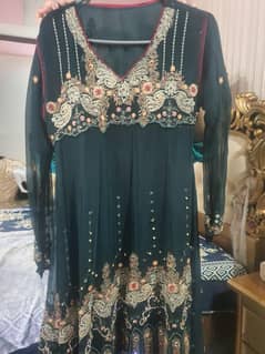 3 pcs chiffon wedding embroidery frok